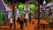 Snacky and Angie (with their dates) hit the Darkmoon Faire in Episode 4.