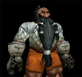 Dwarf male wearing the Garb of the Undead Slayer