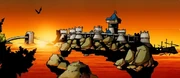 Theramore as seen in World of Warcraft: The Comic