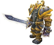 A dwarven warrior.