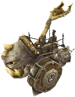 A forsaken catapult