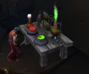 This ain't no alchemy lab that's for sure.