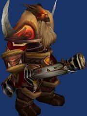 Dwarf male with the Blessed Qiraji Musket