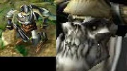 Skeletal Orc as seen in Warcraft III