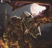"Oh, that's what happens."The Immovable Object art from the WoW TCG.