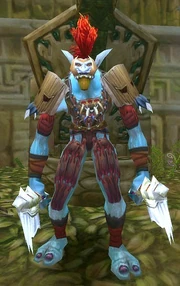 A jungle troll in WoW