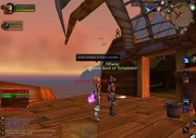 (From left to right) Maulie and Tiffanie standing strong; patrolling the boat from potential Alliance invaders.