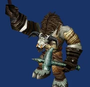 Tauren male wearing the Black Grasp of the Destroyer