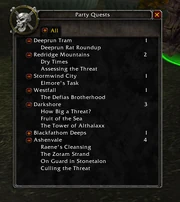Wow, it looks like a real quest log.