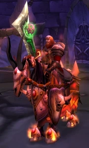 Death knight Highlord Mograine, as seen in Naxxramas