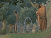 Unmarked grave behind Beggar's Haunt