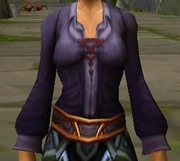 Human female wearing the Master Builder's Shirt