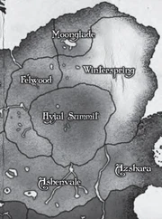Map of Mount Hyjal area
