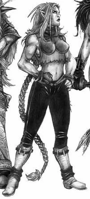 Half-elf from "Alliance Races" by Chris Metzen (RPG).