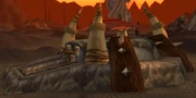 The orc burrow as seen in the Burning Steppes