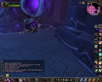 The voidwalker next to the fragment