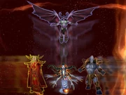 Illidan, Kael, Vashj and Archimonde.