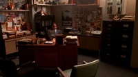 Mulder back in the X-Files office