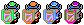 The Four Dark Links from Four Swords