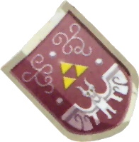 Artwork of the Hero's Shield from The Wind Waker