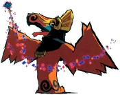 The Red Wizzrobe mini-boss