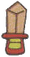 Artwork of the Wooden Sword from The Legend of Zelda