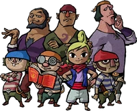 Niko is to the farthest to the left