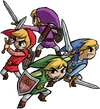 Link and his three copies