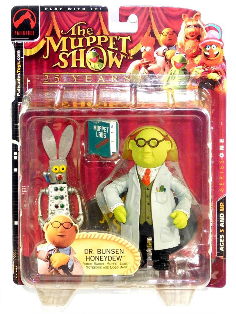   MUPPETS SHOW 25 Years PALISADES Series 1 DR BUNSEN HONEYDEW New Sealed