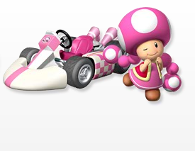 Toadette - The Mario Kart Racing Wiki - Mario Kart, Mario Kart DS ...