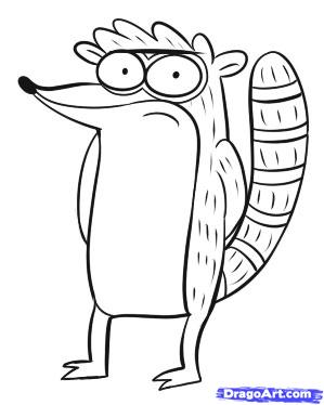 Image - How-to-draw-rigby-step-7.jpg - Regular Show Archives Wiki