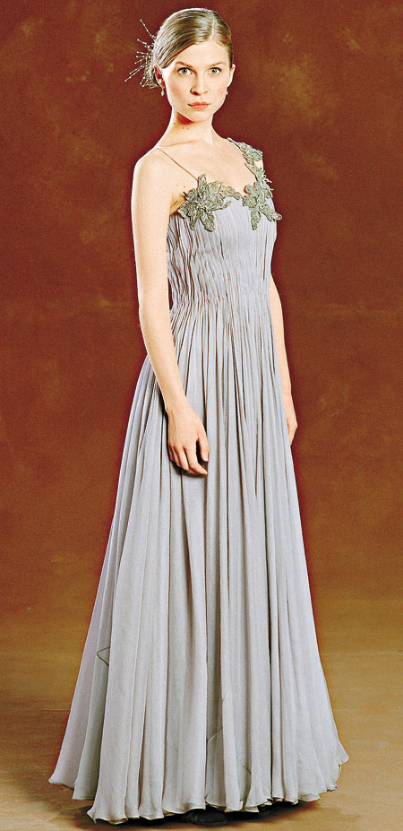 Image - Yule ball dress.jpg - Harry Potter Wiki