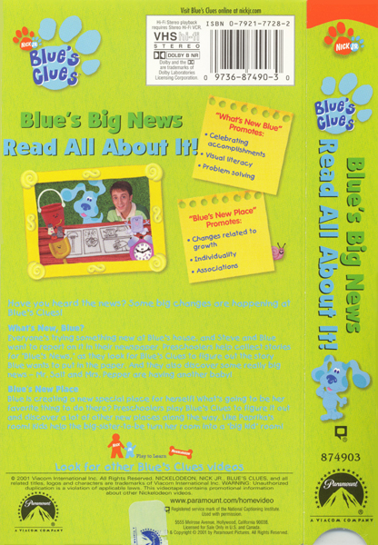 Image - ReadAllAboutItBackCover.jpg - Blue's Clues Wiki