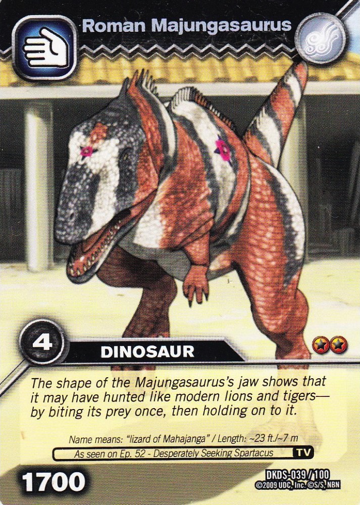 Image - Majungasaurus-Roman TCG Card (German).jpg - Dinosaur King