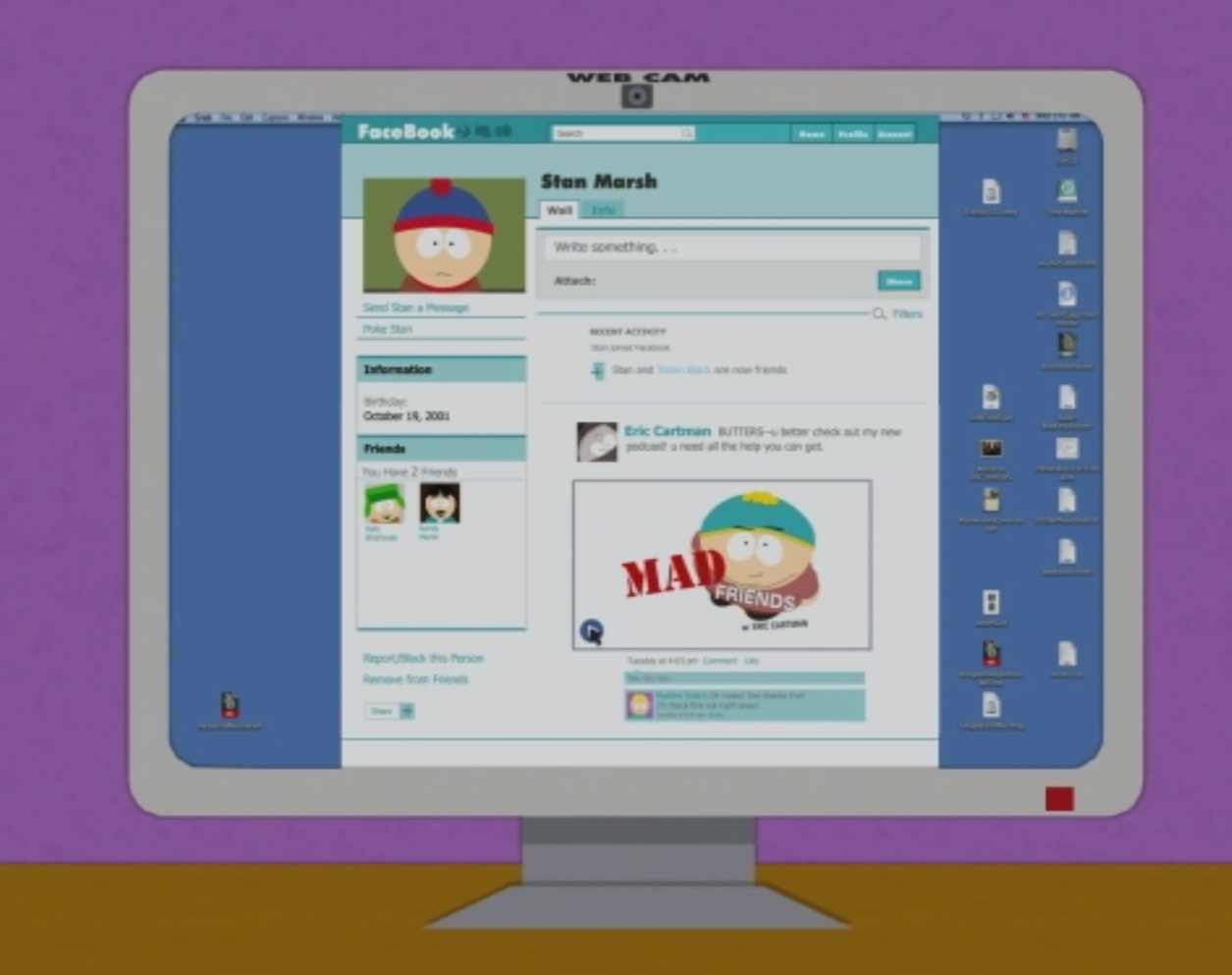 Facebook - South Park Archives - Cartman, Stan, Kenny, Kyle
