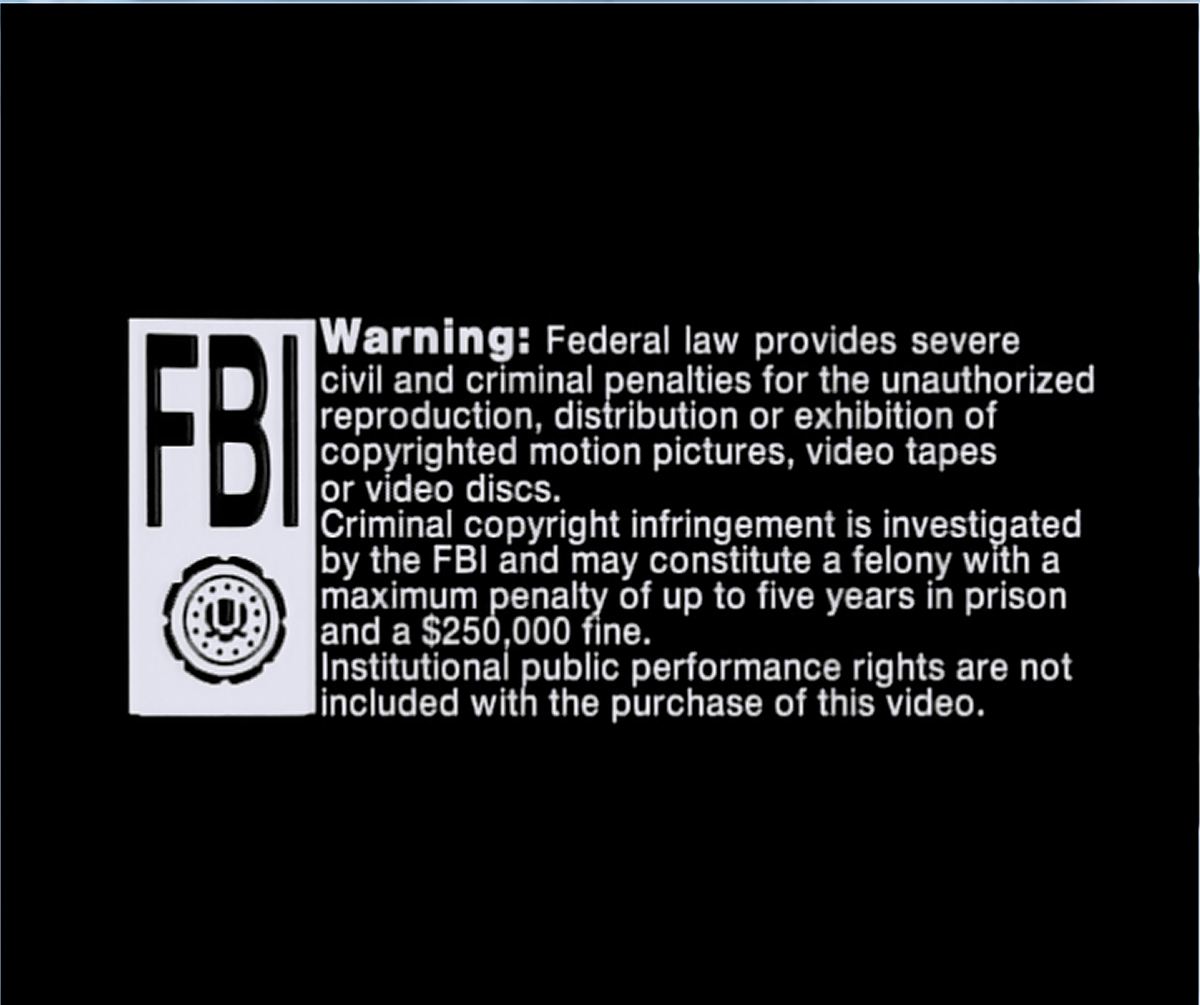 The FBI Warning Screens Wiki