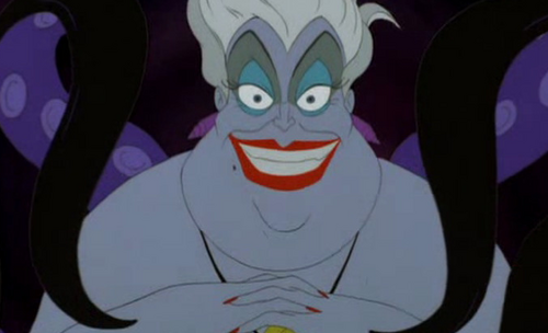 Image - Ursula grinning evilly.png - Villains Wiki - villains, bad guys ...